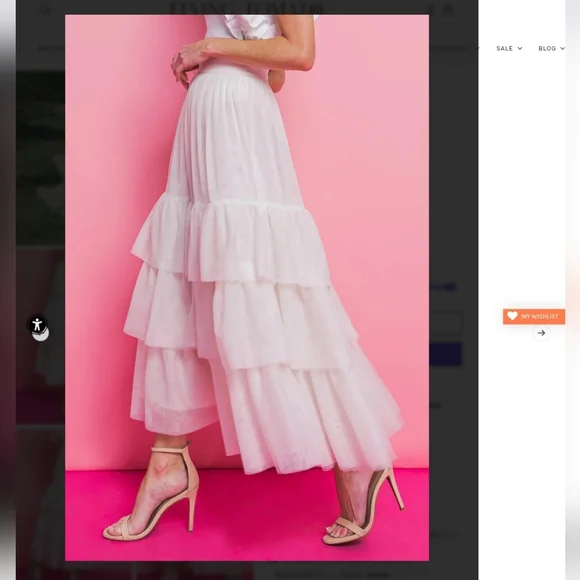 Flying Tomato Chic Purpose Tulle Skirt - Picture 4 of 7